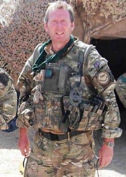 Captain Beattie in Helmand in 2006