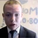 Joel Keys, 19, seen last week in his appearance before the Northern Ireland Affairs Select Committee