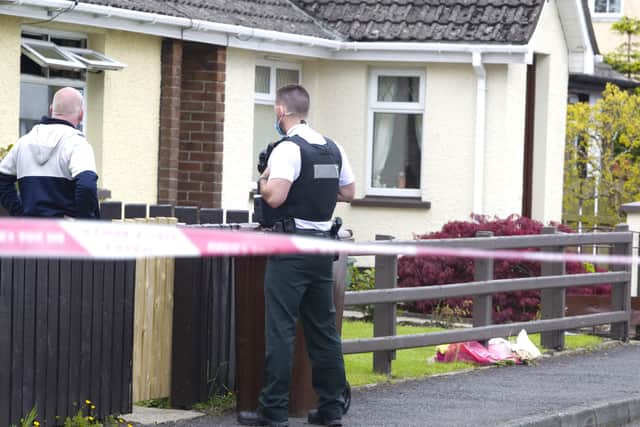 A man has died and another is critically ill followng a house fire in Cloughoge in County Armagh