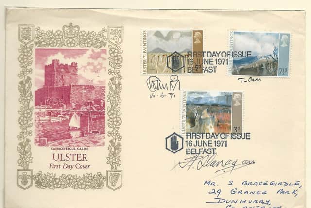 Ulster 71 stamp collector’s first day cover