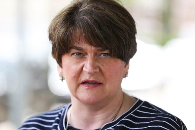 Outgoing DUP leader Arlene Foster. Photo: Liam McBurney/PA Wire