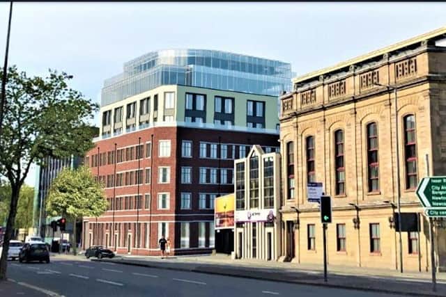 CGI of the plans for the new hotel