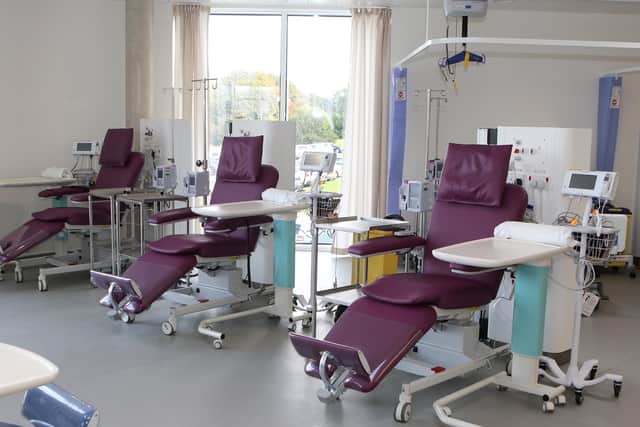 A cancer chemotherapy suite. The British Medical Journal has  published an assessment of how a pandemic-focused strategy has led to "the destabilisation of cancer services across Europe"