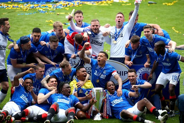Success on the pitch has helped Rangers strengthen their financial situation.