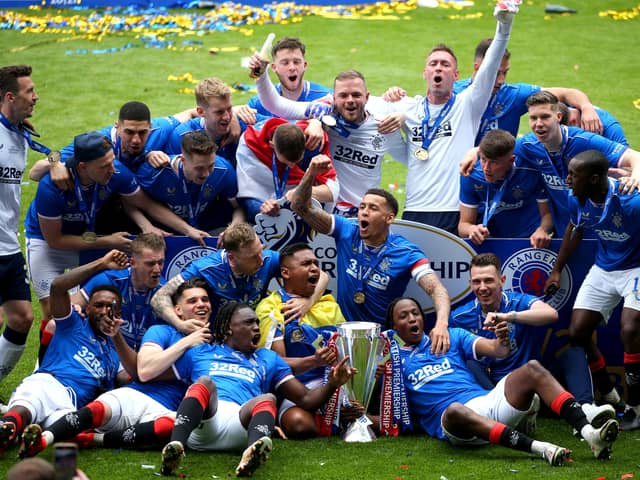 Success on the pitch has helped Rangers strengthen their financial situation.