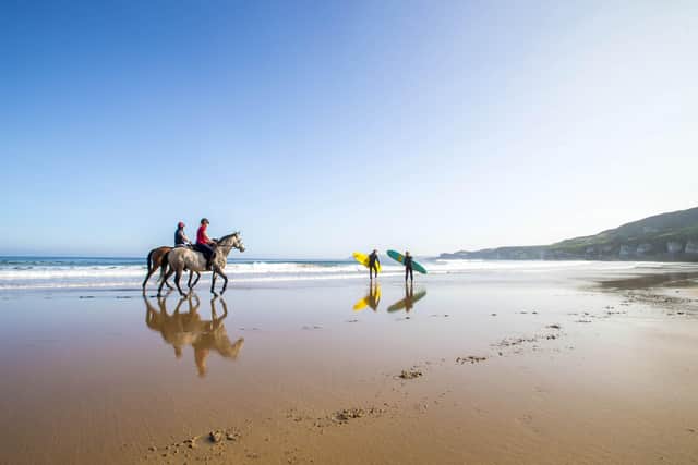Northern Ireland basking in the sun, Scenes on Whiterocks Beach Portrush, Co Antrim.Pic Steven McAuley/McAuley Multimedia