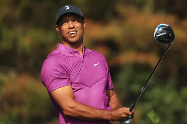 USA's Tiger Woods. (Photo by Mike Ehrmann/Getty Images)