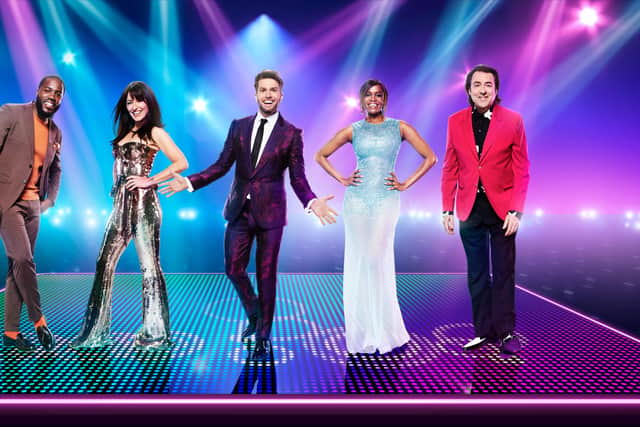 Mo Gilligan, Davina McCall, Joel Dommett, Oti Mabuse and Jonathan Ross