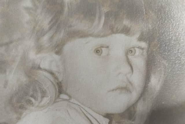 A cherubic Martina aged four