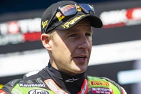 Jonathan Rea sealed his first victory at Estoril in Portugal in Sunday's Superpole race.