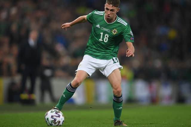 Northern Ireland's Gavin Whyte. (Photo by Mike Hewitt/Getty Images)