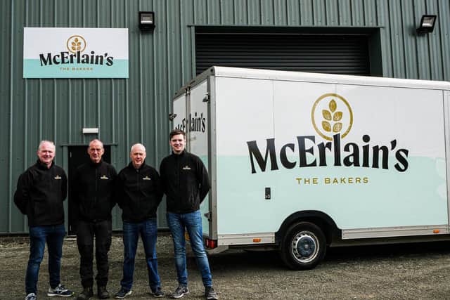 Pictured from left: John McErlain, Paul McErlain , Seamus  McErlain and Peter McErlain.