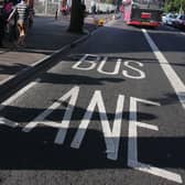 Only buses and public-hire taxis are allowed to use Belfast’s bus lanes at present