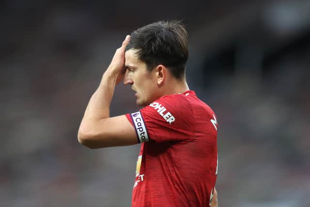 Manchester United and England's Harry Maguire.