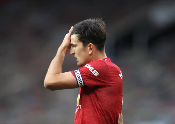 Manchester United and England's Harry Maguire.