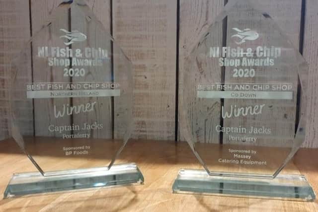Captain Jack's picked up two awards at last year's Northern Ireland Fish and Chip Shop Awards