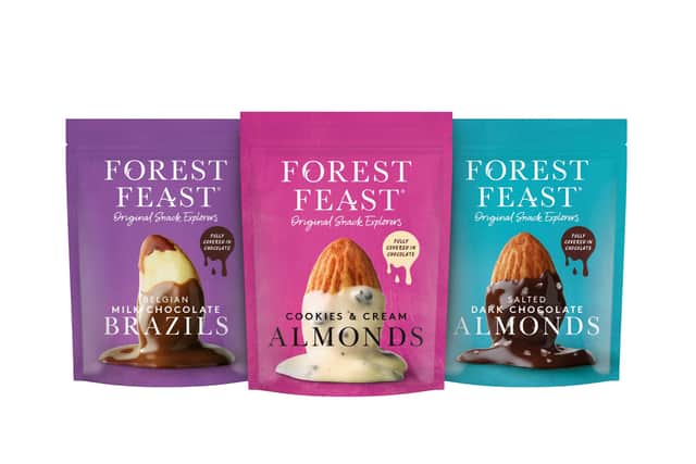 The luxury nut products that are now featuring in almost 500 Sainsbury’s stores throughout the UK