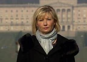 Martina Purdy reporting for the BBC at Stormont