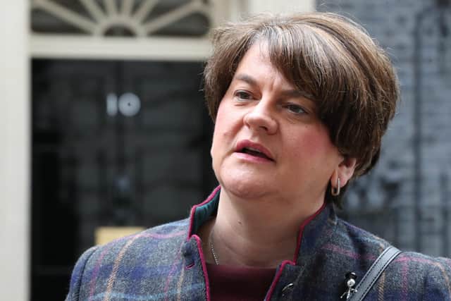 Arlene Foster outside Downing Street on Thursday May 20, where she met Boris Johnson, later joking that he thinks he is "Isambard Kingdom Brunel". Imagine a unionist leader even meeting Margaret Thatcher after the 1985 Anglo Irish Agreement, let alone engaging in warm banter