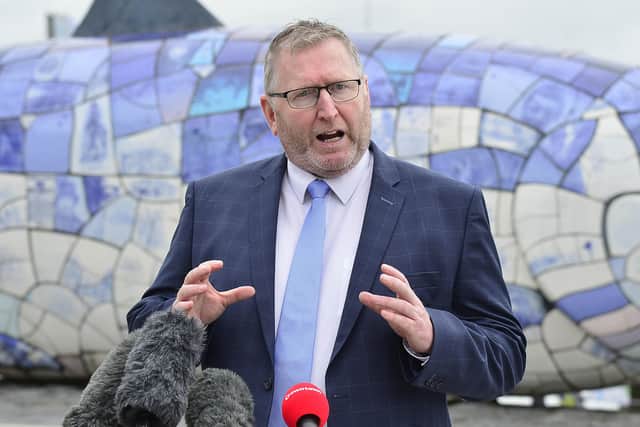 Doug Beattie says Ben Lowry misinterpreted what he said on Radio Ulster about the NHS and and an Irish Sea border. Ben Lowry says his interpretation of what he said was "entirely reasonable"