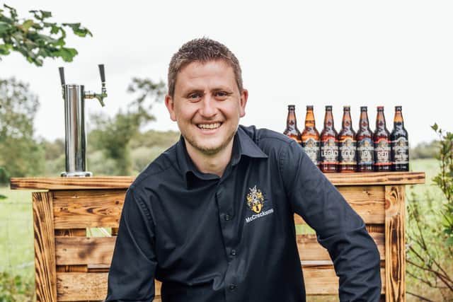 Ryan McCracken, the owner of McCracken’s Real Ales in Portadown