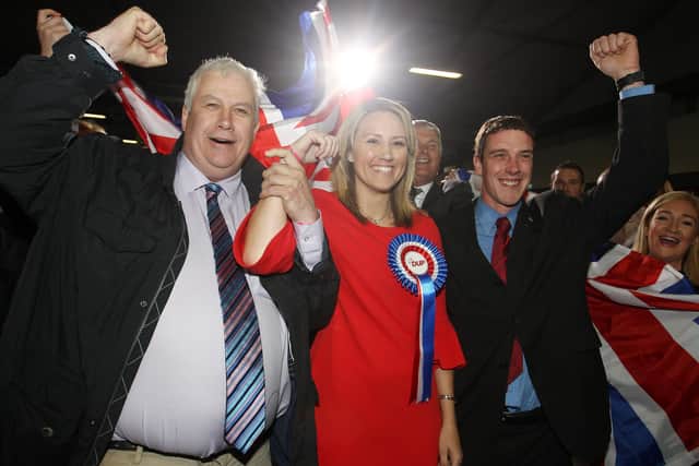 Glynn Hanna, left, and Diane Forsythe in happier times for the party in South Down. 

Picture: Jonathan Porter/PressEye.com