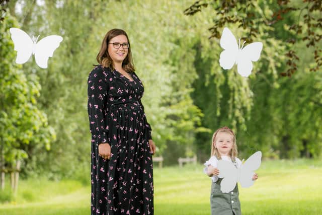 Pictured announcing the new policy is Denise White-Hughes, Head of Employee Relations for Lidl Ireland and Lidl Northern Ireland with daughter Elise
