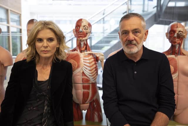 Emilia Fox and Professor David Wilson