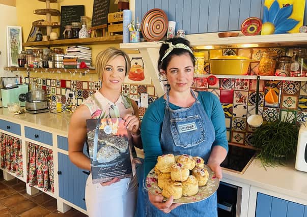 Celebrating the launch of Lough Neagh Artisans Recipe Book, with a picnic ahead of International Picnic Day on 18 June, are Eimear Kearney of Lough Neagh Partnership and Bronagh Duffin of Bakehouse, Bellaghy. www.loughneaghartisans.com