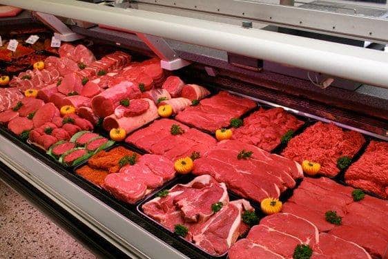 The meat counter at McCartney's, Moira