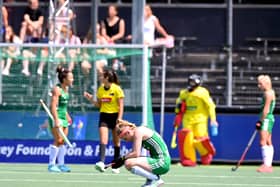 Ireland fell short in their bid to reach the Women's EuroHockey semi-finals after a 1-1 draw against Spain. WORLDSPORTPICS COPYRIGHT FRANK UIJLENBROEK