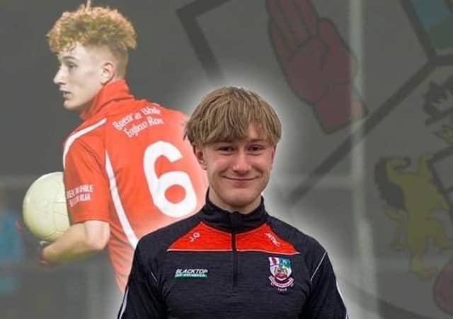 Tributes have been paid to keen GAA player Joshua Griggs, who died after a road traffic accident in Banbridge. Photo: Breac an Bhile Eoghan Rua GFC.