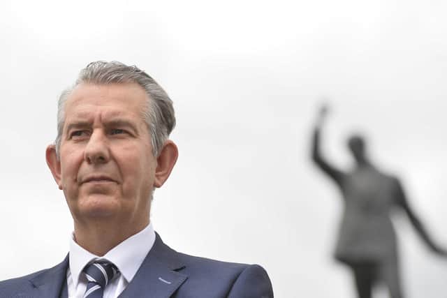 DUP Leader Edwin Poots says peace could be at risk. Mark Marlow/PA Wire