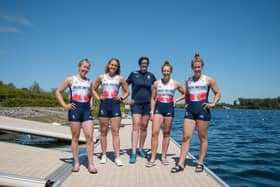 Hannah Scott (second from left) is off to Tokyo 2020. PICTURE: Izzy Cooper, British Rowing