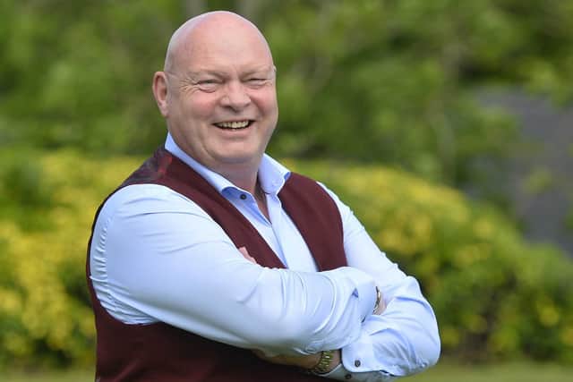 Ballymena United manager David Jeffrey who has been awarded an MBE for services to Association Football and Community Relations in Northern Ireland