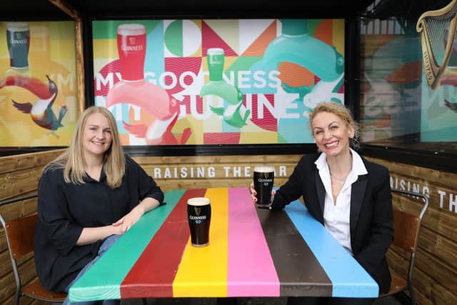 Peggy Kelly’s Pub in Harold’s Cross, Dublin, Dairine Clinton, GM at Peggy Kelly’s Pub and Deborah Maher, Sales Manager at Diageo Ireland