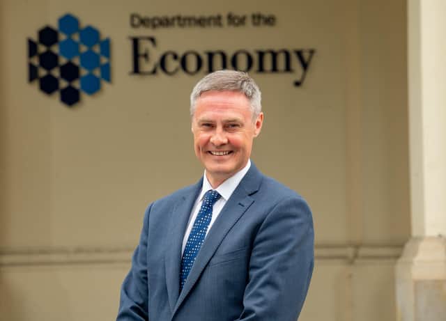 Economy Minister Paul Frew