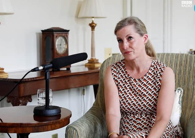 The Countess of Wessex during her interview. Picture: BBC Radio 5 Live/PA Wire