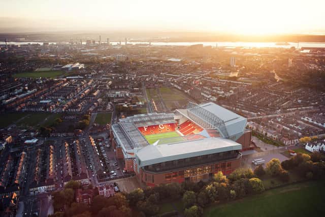 Liverpool's proposed Anfield Road stand redevelopment, which has been granted