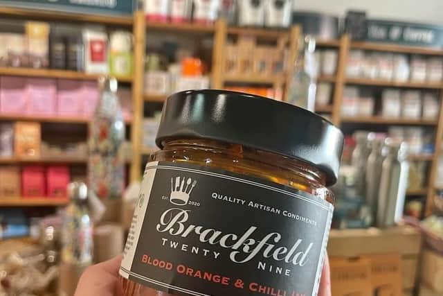 The stylish Brackfield 29 branding for original condiments