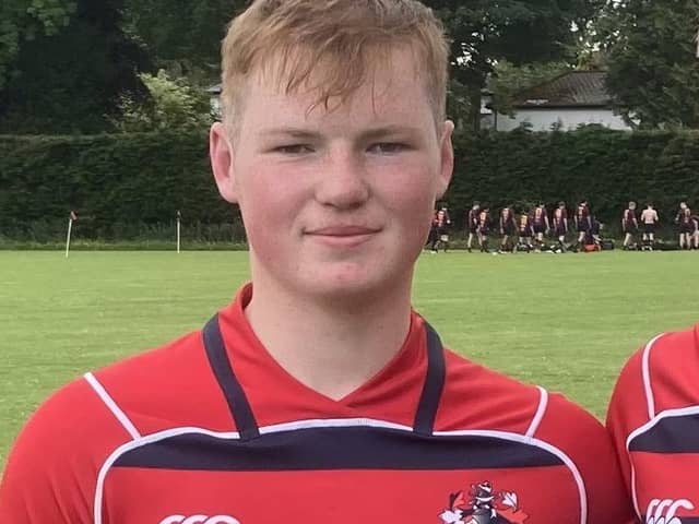 Joshua McNeely made his debut for Ballymena Academy First XV this week  after three major heart operations