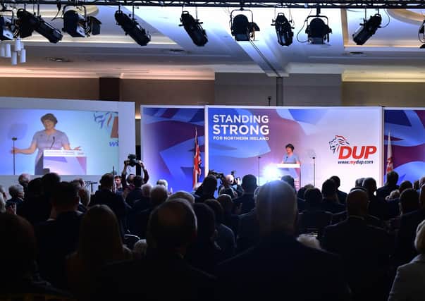The 2019 DUP conference under the slogan ‘Standing Strong’