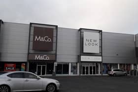 Laharna Retail Park in Larne has lost three chain stores.