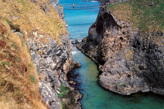 Tourists were returning to attractions such as Carrick-a-Rede rope bridge in north Antrim from the late 1980s