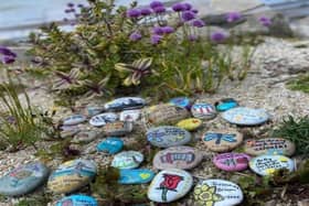 The Memory Stones of Love are taken on tour to various locations