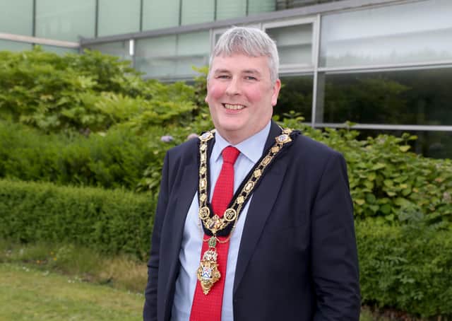 Mayor of Causeway Coast and Glens Borough Council, Councillor Richad Holmes