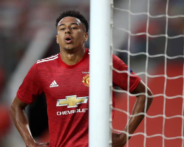 Does Jesse Lingard's future remain at Manchester United? Pic by PA.