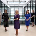 Laura Gillespie, Partner, Pinsent Masons; Ann McGregor, Chief Executive, NI Chamber; Andrea McIlroy-Rose, Partner and Head of Office, Pinsent Masons; Tanya Anderson, Head of International and Business Support, NI Chamber and Joanna Robinson, Partner, Pinsent Masons