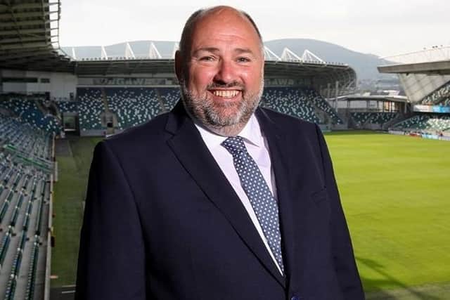 Irish Football Association president Conrad Kirkwood. Pic courtesy of IFA.