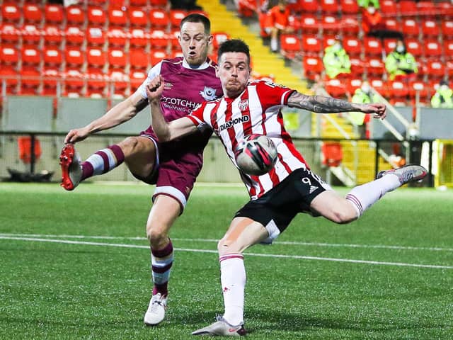 Derry City striker David Parkhouse. Picture by Kevin Moore/MCI